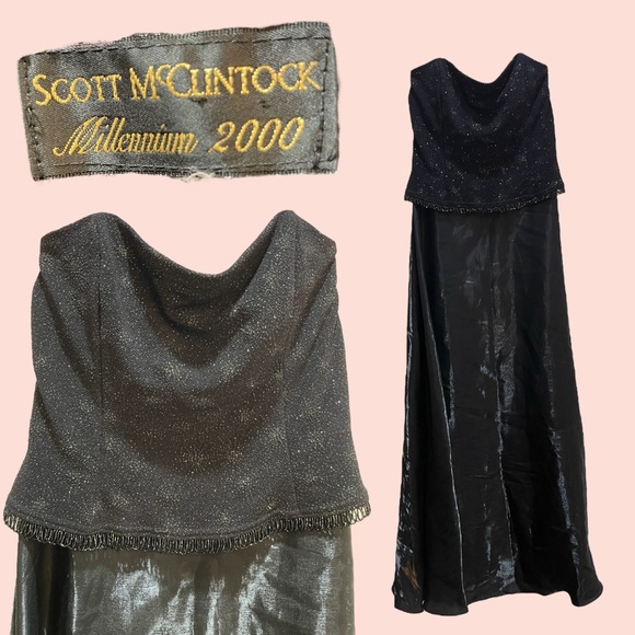 Vintage Scott McClintock Millenium 2000 Gown - Picture 1 of 6
